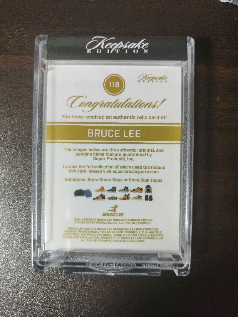 keepsake ブルース・リー　メモラビリアカード　100枚限定　カード keepsake ブルース・リー メモラビリアカード 100枚限定 カード 【公式